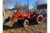 Kubota Tractor with Loader and Backhoe